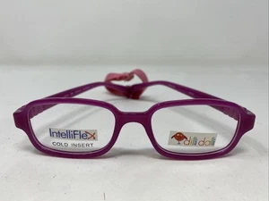 Marco de gafas DILLI DALLI BUBBLES FRAMBUESA 45-16-130 rojo/violeta en muy buena condición22 - Imagen 1 de 8
