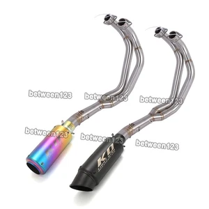 Para Yamaha MT-07 FZ07 Tracer 7 XSR700 2025-2026 Sistema de escape Cabezal Punta de enlace - Imagen 1 de 19