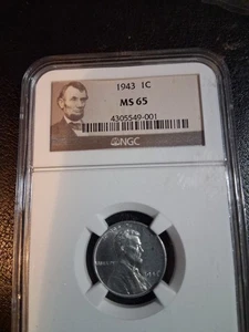 1943 Steel Cent - Picture 1 of 2