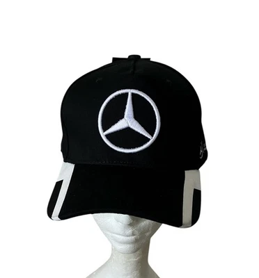 Gorra ajustable negra/blanca Mercedes Benz AMG Petronas F1 Team NUEVA Foto 1 de 4