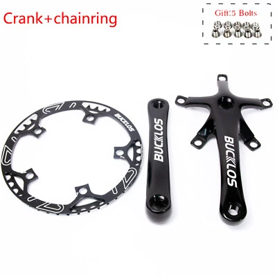 Juego de bielas 130BCD 45/47/53/56/58T plato 170 mm manivela carretera plegable bicicleta piñón Foto 1 de 4