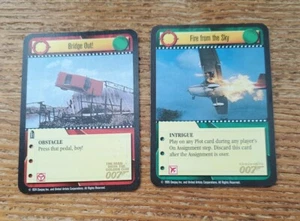 Lot Of Two James Bond 007 Game Cards Man With Golden Gun, GoldenEye - Picture 1 of 2