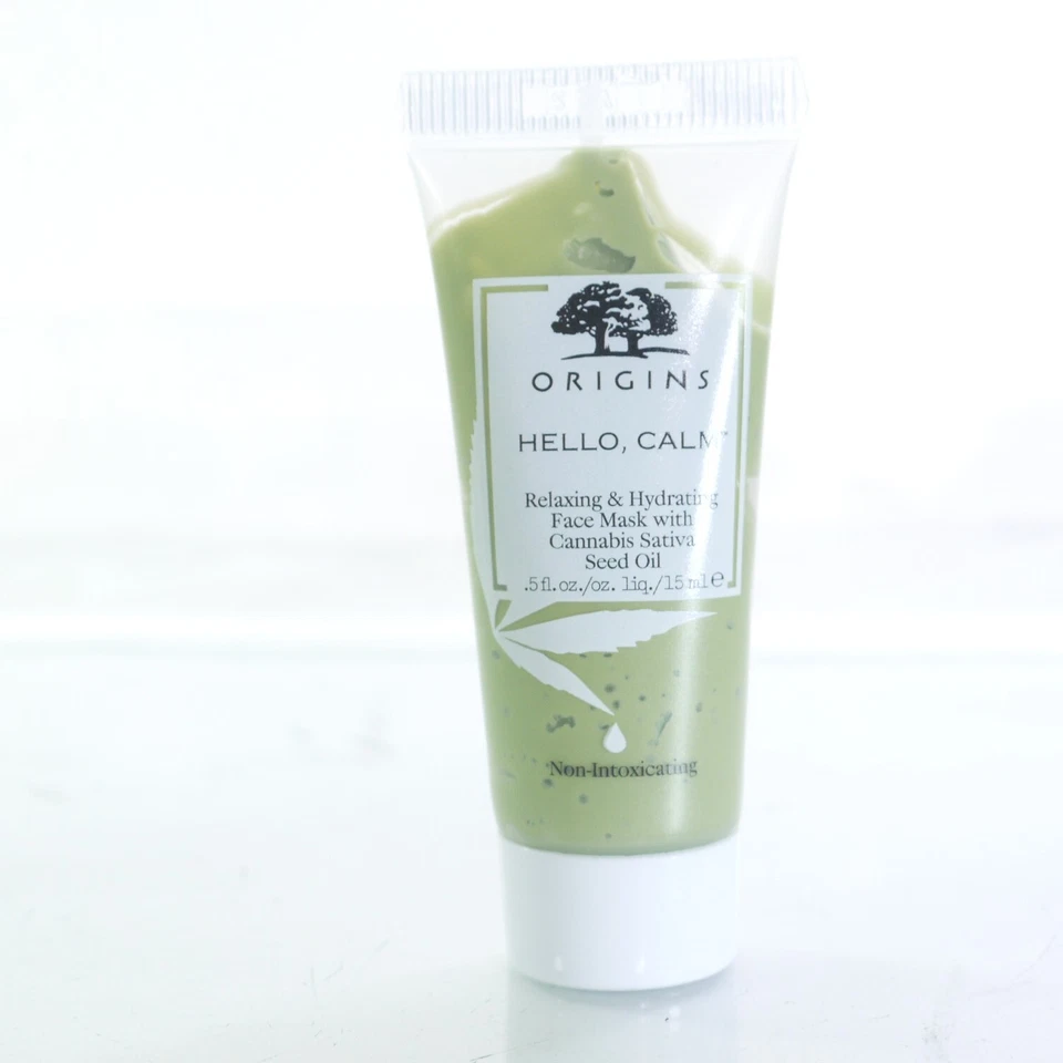 6  Origins Hello Calm Relaxing & Hydrating Face Mask .5oz ea . TOTAL OF 3 OZ - Image 1 of 1