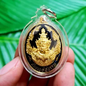 Tao Wessuwan Coin Noonduangmahasetthi Pendant Holy Talisman Thai Amulet - Picture 1 of 3
