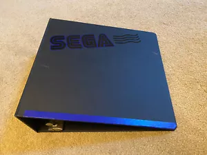 Sega Employee Binder Rare Vintage Collectible Fast Free Ship - Picture 1 of 10
