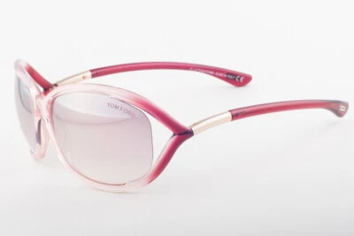 Tom Ford JENNIFER TF8 72Z Pink / Pink Mirrored Sunglasses FT008 72Z 61mm - Image 1 of 3