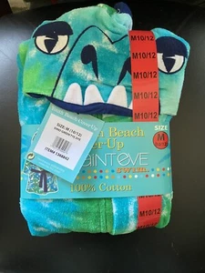 Boy's Green Dinosaur Blanket Sleeper by Saint Eve SIZE M 10/12 Youth NWT - Picture 1 of 6