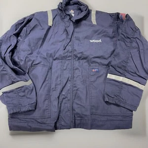 Lapco FR Jacket Mens Fire Flame Resistant Size 2XL Regular Long Sleeve Work Wear - Picture 1 of 10