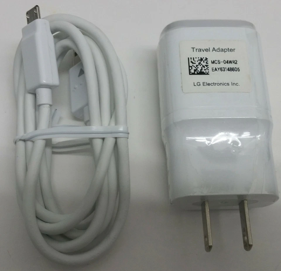 OEM LG 1.8A AC Wall Charger 4FT Micro USB Cable for LG V10 G2 G3 G4 Flex Nexus 5 - Image 1 of 1