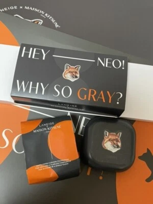 [NEW] Laneige x Maison Kitsuné Neo Cushion Matte SPF Foundation 23N Sand+Refill - Image 1 of 4