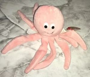 Ty beanie baby inky with Tush Tag Error "Gobbles" P.V.C. Pellets and Tag Errors - Picture 1 of 11