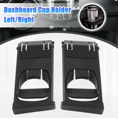 2X Portavasos Negro 55604-0K010 Para Toyota Hilux Vigo SR Pickup Fortuner 04-2015 Foto 1 de 4