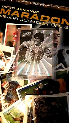 2017 LEGENDS DIEGO MARADONA FIFA - SILVER/REFRACTOR TYPE HOLO SPOKES 49/49 = 1/1 - Image 1 of 4