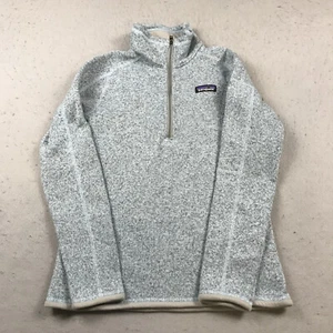 Patagonia Better Sweater Womens XS Light Blue 1/4 Zip Pullover Outdoor Fleece - Picture 1 of 9