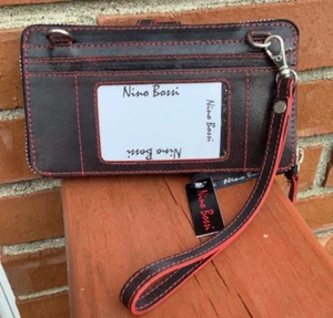 Bolso sin asas/cartera/cartera Nino Bossi con correas para la muñeca y el hombro - Nuevo - r - Imagen 1 de 4