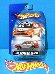 2006 HOT WHEELS TEAM MITSUBISHI MOTORS EVO 7 RALLY FIA WRC RARE CARD VARIATION - Picture 1 of 7