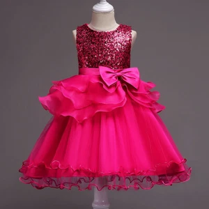 Christmas Flower Girls Party Dress Bridesmaid Pageant Princess Dresses Prom Gown - Picture 1 of 26