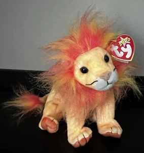 Original Ty Beanie Baby 🦁 "BUSHY" 🦁 2000 -6./9. Generation Etikett- nicht mehr produziert neu mit Etikett - Bild 1 von 6