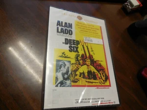 The Deep Six (DVD, 2014) New Sealed OOP HTF Rare - Foto 1 di 1