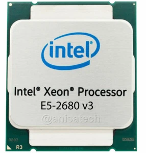 Intel Xeon E5-2680v3 12-Core 3.30GHz 30MB 9.6GT/s LGA2011-3 -CPU Processor SR1XP - Picture 1 of 3