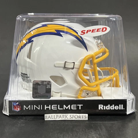 Los Angeles Chargers Royal Logo Alternate Riddell NFL Speed Mini Football Helmet Cover