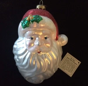 Old World Christmas "Merry Santa Head" Ornament - Picture 1 of 2