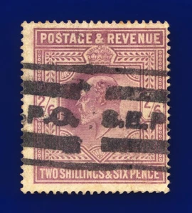 1905 SG262 2s6d púrpura opaco CSP M49(2) S.E.P.O. Rodillo buen usado CV-FU £180 cdnc - Imagen 1 de 3
