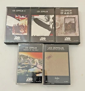 Led Zeppelin I II Houses of the Holy In Through Out Door Now & Zen 5 Cassette - Picture 1 of 4