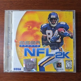 NFL 2K (Sega Dreamcast, 1999) Football Game CIB - VG Condition Fast Shipping