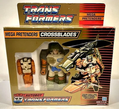 Transformers G1 Crossblades Vintage Sealed Mega Pretenders MISB New - Image 1 of 4