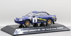 CM's 1/64 Rally Car Colin McRae Memorial 2 Subaru Legacy RS 1993 Tour De Corse - Picture 1 of 4