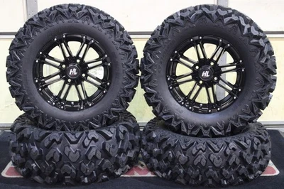 SUZUKI KING QUAD 750 27" SIERRA RASGADORA RADIAL ATV NEUMÁTICO Y 14" HL3 NEGRO KIT RUEDA IRS1CA Foto 1 de 4