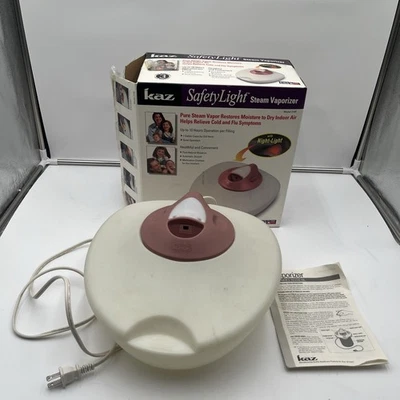 Luz de seguridad para vaporizador de vapor caliente Kaz 2100 1 galón apagado automático en caja con manual Foto 1 de 4