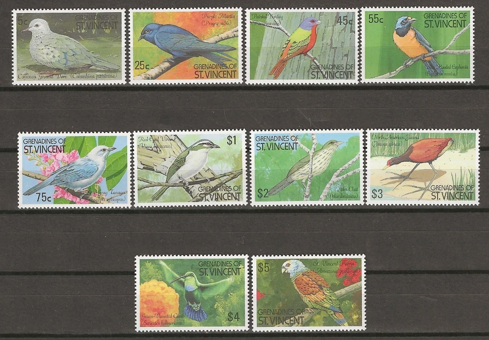 ST VINCENT/GRENADINES 1990 SG 694/703 MNH - Imagem 1 de 1