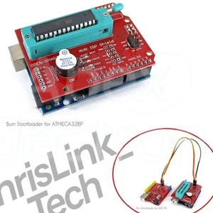 AVR ISP Shield Burning Burn Bootloader Programmer for Arduino Test Block Module - Picture 1 of 5