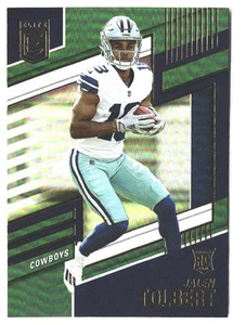 2022 Donruss Elite Jalen Tolbert RC #158 Green Dallas Cowboys - Picture 1 of 2