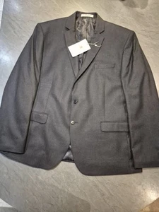Chaqueta de Traje Alexandre of England Ajuste A Medida Mezcla de Lana, Azul Marino Talla 48R Nueva con Etiquetas - Imagen 1 de 5
