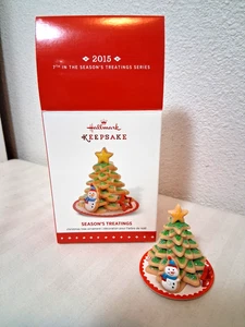 HALLMARK ORNAMENT 2015 SEASON'S TREATINGS #7 - Picture 1 of 5