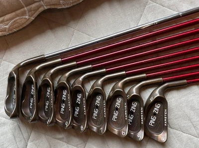 Ping Zing Beryllium copper Black Dot Iron Set #4-9,W,S,L (9Clubs) - Image 1 of 4