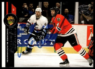 2001-02 Pacific #91 Stephane Quintal Autograph - Image 1 of 2