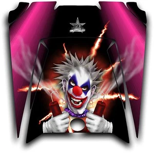 Polaris RZR XP 900 800 570 UTV Graphics Hood Decal 2011-2014 Pyro The Clown Pink - Bild 1 von 1