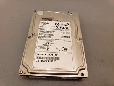 Compaq 4.3GB 10K SCSI 80PIN HDD Hard Drive 336356-B21 336365-001 HD00431731 100% - Image 1 of 3