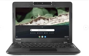 Lenovo Chromebook 11.6" Lightweight Laptop Chrome OS 4GB Ram 16GB SSD Webcam - Picture 1 of 7