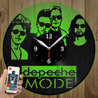 LED Vinyl Clock Depeche Mode LED Wall Art Decor Clock Original Gift 2903