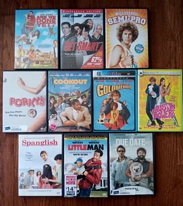 Comedy DVD Lot 10Pre Owned,Will Ferrell,The Rock,Adam Sandler,Danny Glover - Picture 1 of 5
