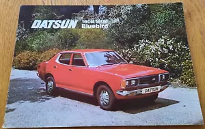 DATSUN BLUEBIRD 160B / 180B car sales brochure from the UK, mid-1970s SSS Estate - Picture 1 of 6
