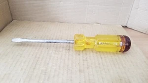 Vintage Fuller-306 Chrome Vanadium Flat/Slotted Red Top Screwdriver, VGC - Picture 1 of 21