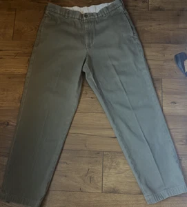 Brooks Brothers 346 35X30 Herren Khaki Chino Hellbraun Oliv Hose - Bild 1 von 8