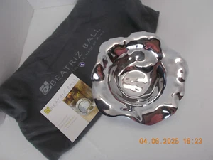New Polished Aluminum Beatriz Ball Lola Round Bowl 8" diameter - Picture 1 of 4