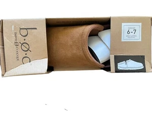 NEW Born Concept Men's Memory Foam Slippers Size 6-7  - Picture 1 of 3